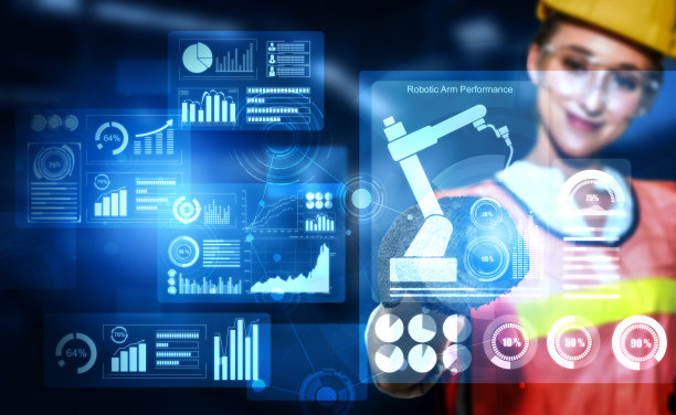 工程技术和工业4.0智能工厂概念图片下载