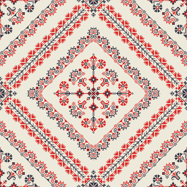 169罗马尼亚传统图案图片下载