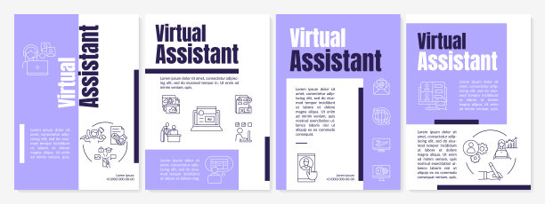 虚拟助理手册模板图片下载