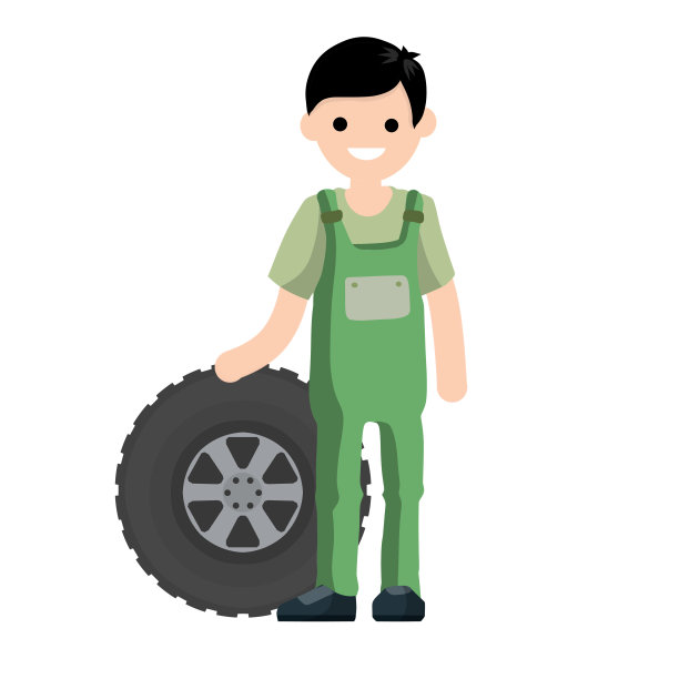 机械在工作。车轮和轮胎的汽车。图片下载