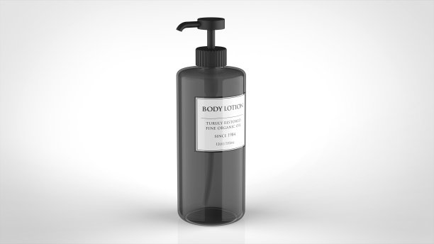 瓶黑体乳液3d渲染图片下载