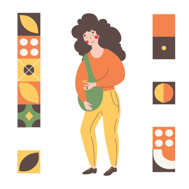 Nfc支付，平面矢量插图设计。转账。图片下载