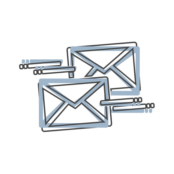 信封图标在白色孤立背景上的卡通风格在白色孤立背景上。图片下载