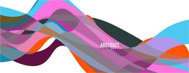 流体波彩色抽象背景动态图片下载