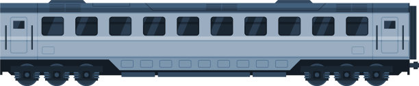 灰色火车客车铁路图片下载