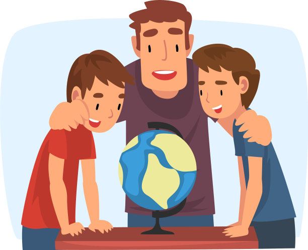 父亲教导儿子，父母帮助儿子图片下载