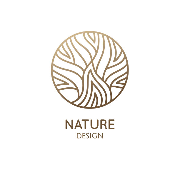 圆形象征树图片下载