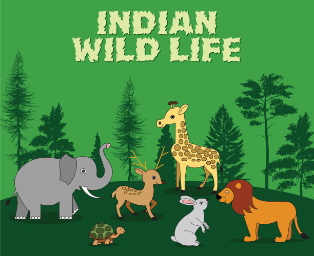 印度野生动物收藏图片下载