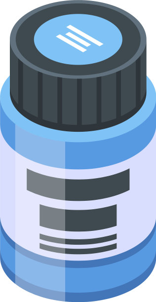 衣服漆罐图标等距风格图片下载