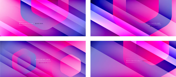 设置六边形几何形状和流体图片下载