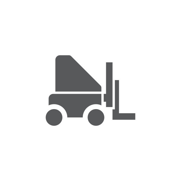 使用叉车装载机图标符号工具，已隔离图片下载