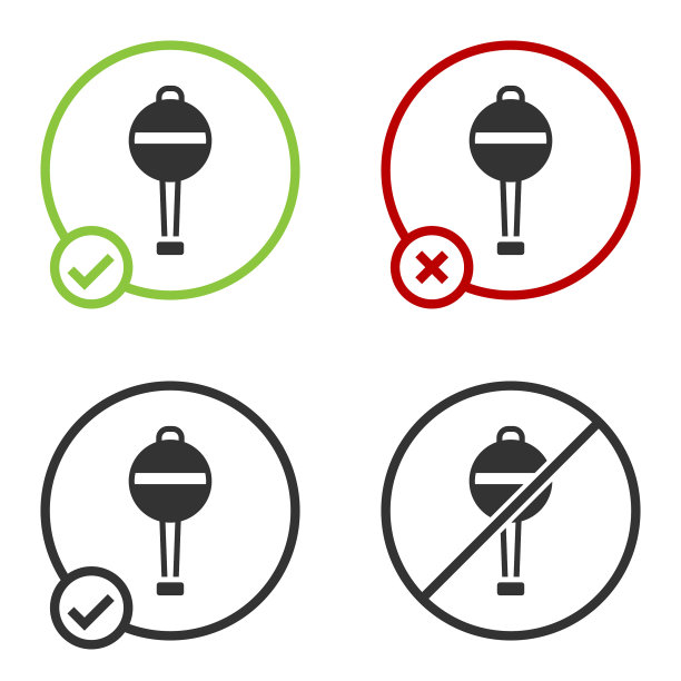 黑色拨浪鼓batoy图标孤立在白色图片下载