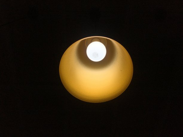 天花板上的叶片灯图片下载