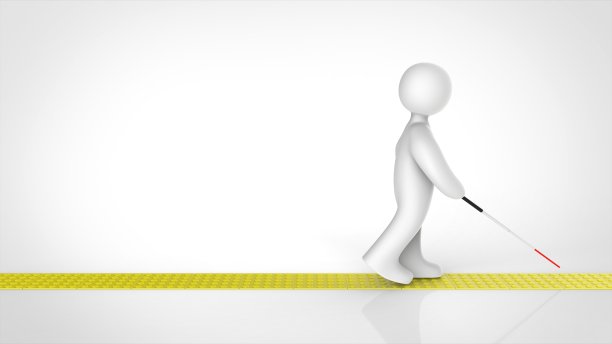 盲人前右3d渲染。jpg图片下载