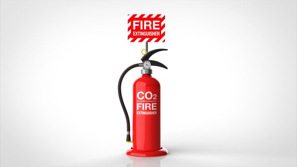灭火器和签名3d渲染。jpg图片下载
