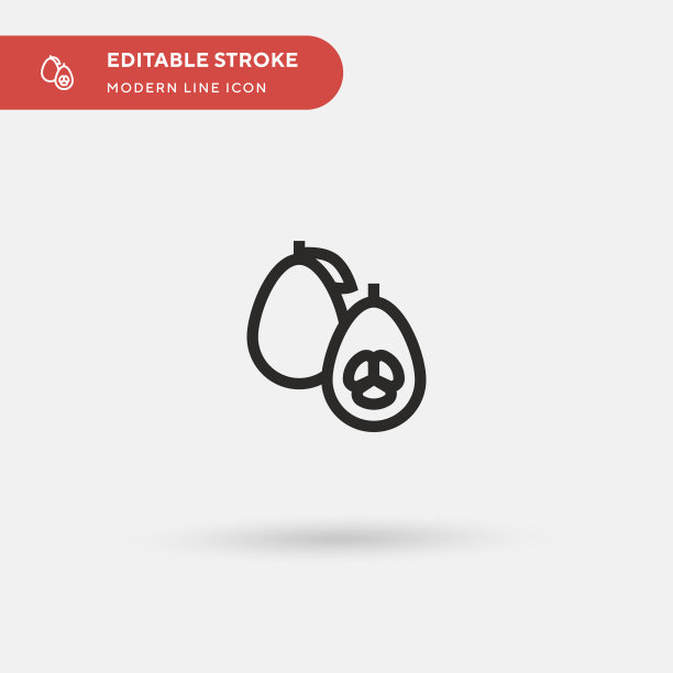 枇杷图标符号简单图片下载