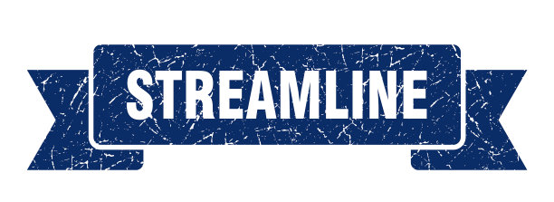 流线型缎带流线型垃圾乐队标志图片下载