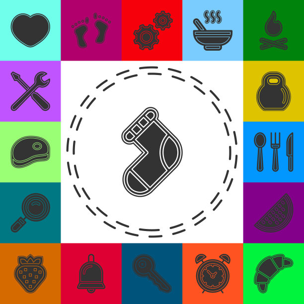 袜子图标元素冬季图标图片下载