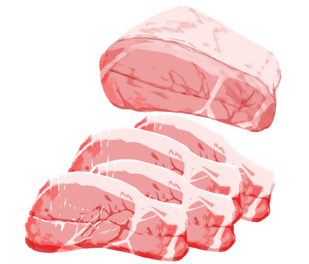 烤猪肉的肩膀图片下载