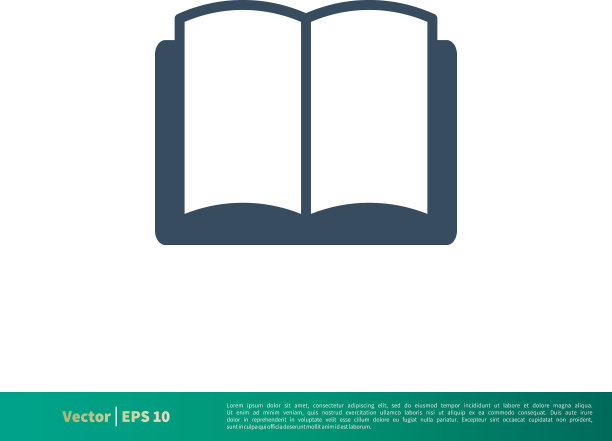 书籍-教育图标标志模板设计eps 10图片下载