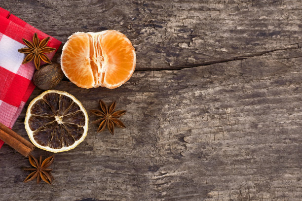 橘子和香料图片下载