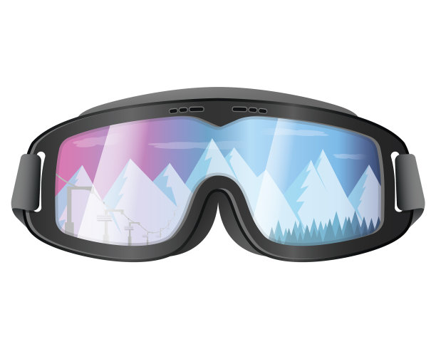 滑雪面具美丽的新多色眼镜图片下载