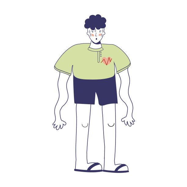 年轻人感到胸痛心绞痛和心脏图片下载