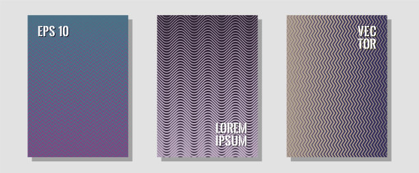 半色调平面图案抽象集图片下载