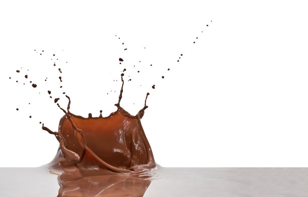 融化的巧克力飞溅图片下载