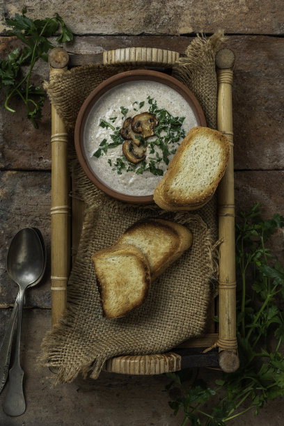 蘑菇奶油汤图片下载