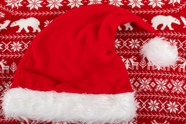 圣诞帽和套头毛衣图片下载