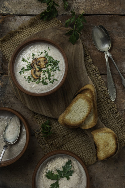 蘑菇奶油汤图片下载