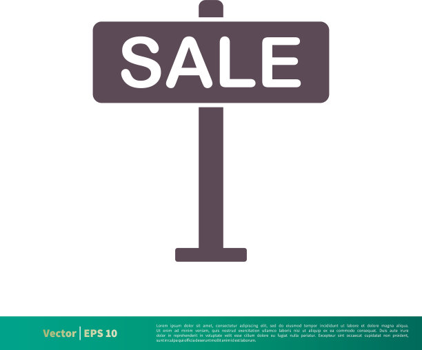 销售标志图标标志模板设计eps 10图片下载