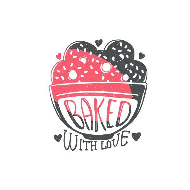 烤与爱可爱的厨房引用涂鸦上图片下载