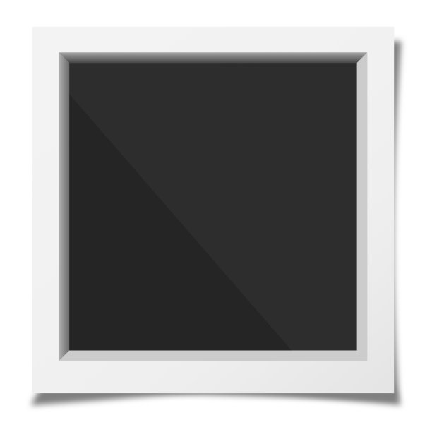 白色背景的空白相框。图片下载