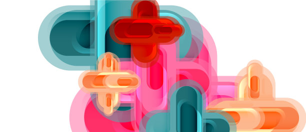 现代玻璃十字形抽象图片下载