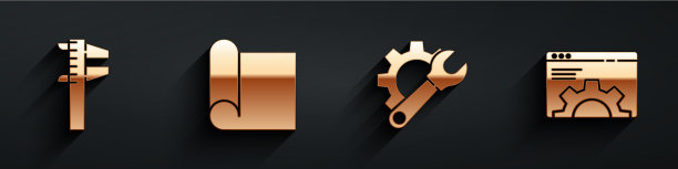 设置卡尺或卡尺和刻度图纸图片下载