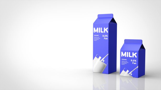 牛奶大、小右3d渲染图片下载