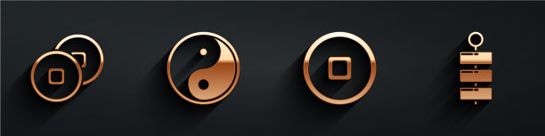 设置中国元货币阴阳中国元图片下载