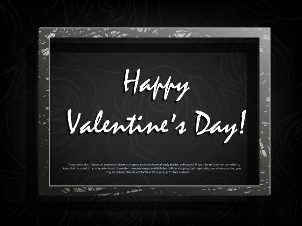 黑色的构图，灰色阴影下有纹理的矩形框架，灰色花朵的暗淡剪影图片下载