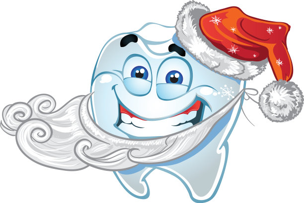 有牙齿的圣诞老人图片下载