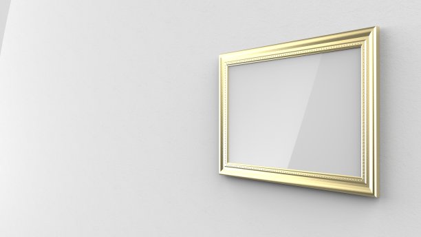 黄金框架角度右3 3d渲染图片下载