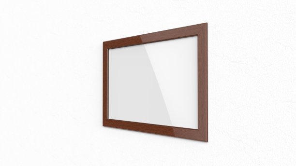 木框暗水平角度3d渲染图片下载