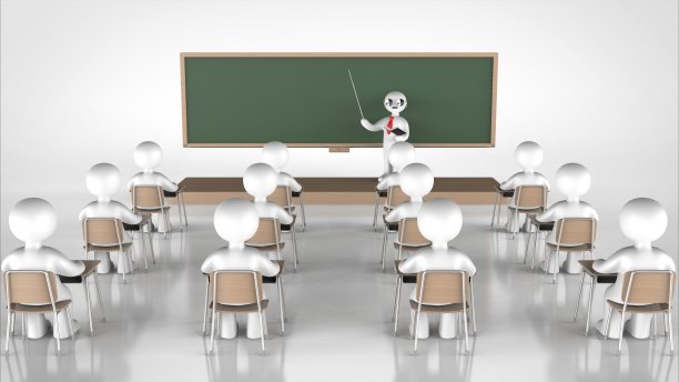 教室前面的3d渲染图片下载