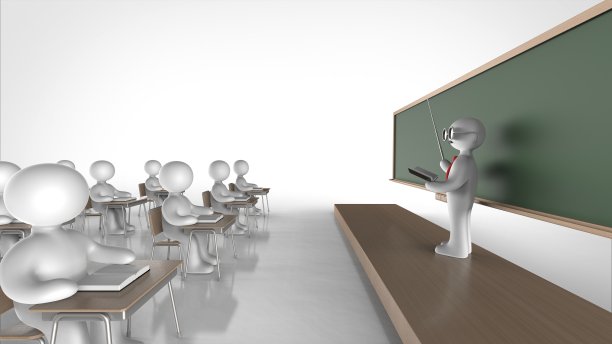 教室侧3d渲染图片下载