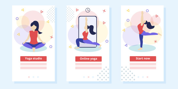 瑜伽健身健康生活方式图片下载