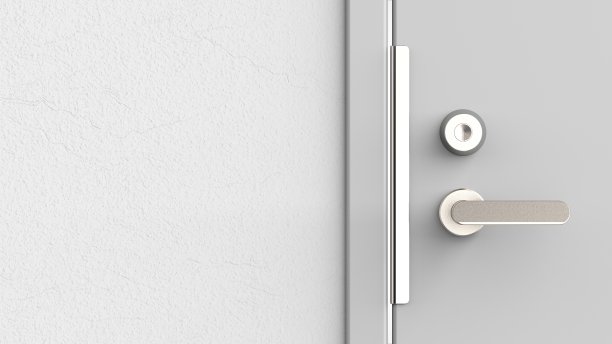 钥匙和门把手右3d渲染图片下载