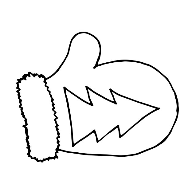 连指手套卡通和图片下载