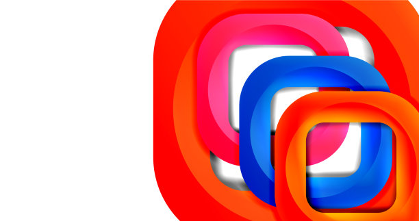 正方形几何抽象背景图片下载