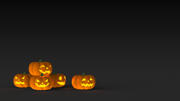 Jack-o'-Lantern 5左3d渲染图片下载